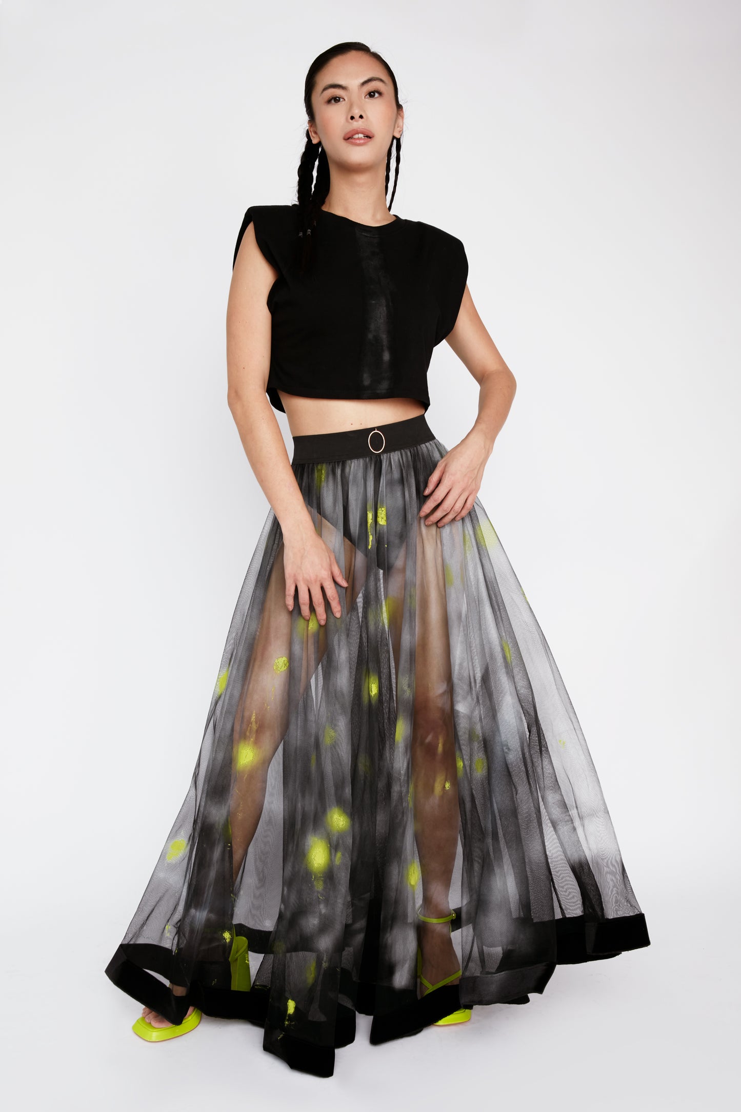 So Chill It Hurts Chiffon Skirt (Long)