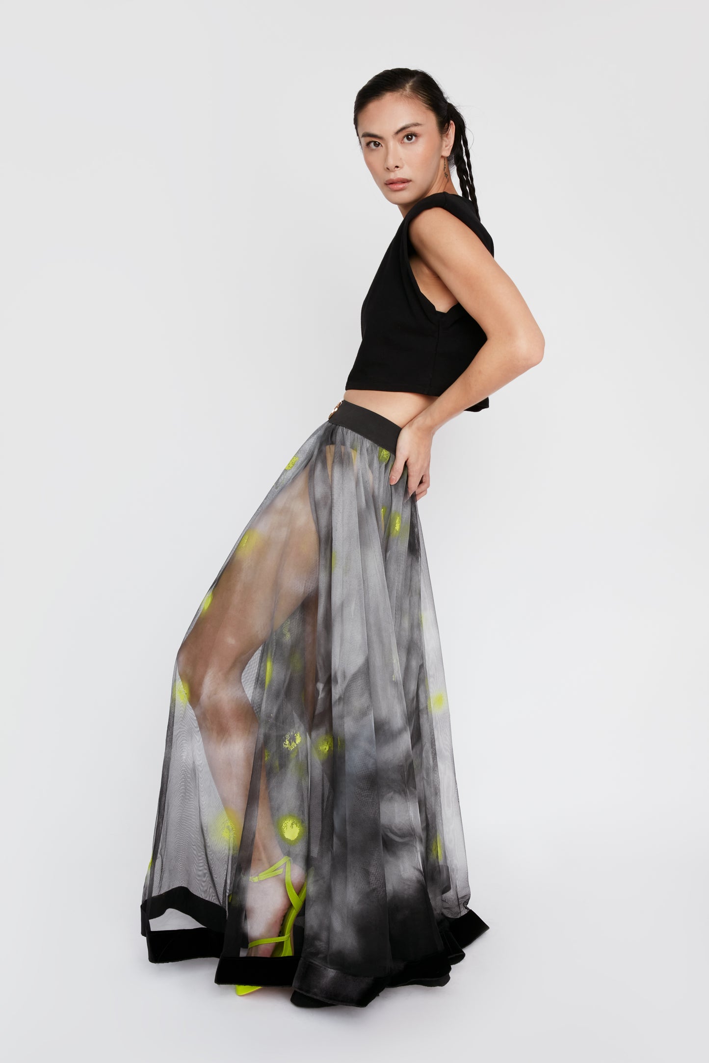 So Chill It Hurts Chiffon Skirt (Long)